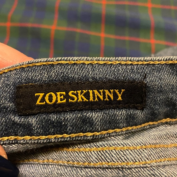 Lucky Brand Zoe Skinny jeans.  Size 4/27 - Picture 3 of 6